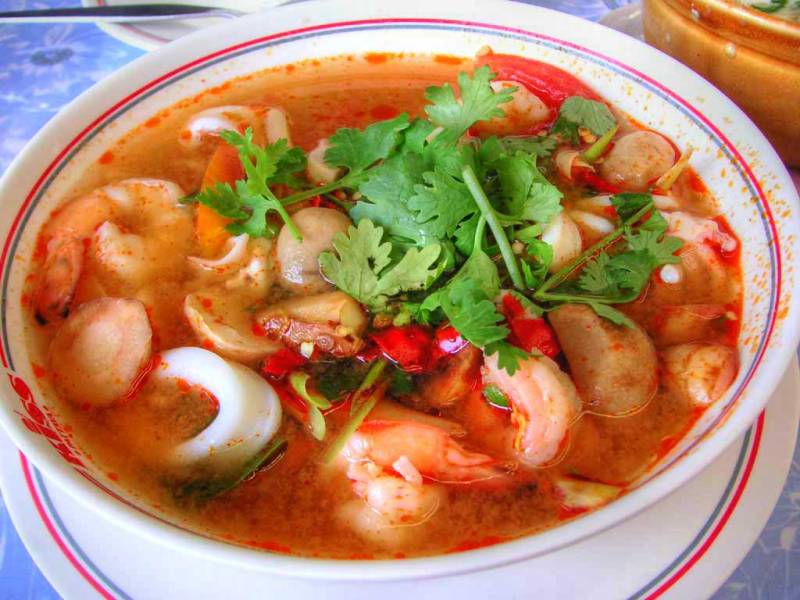spicy food - Tom Yam Goong