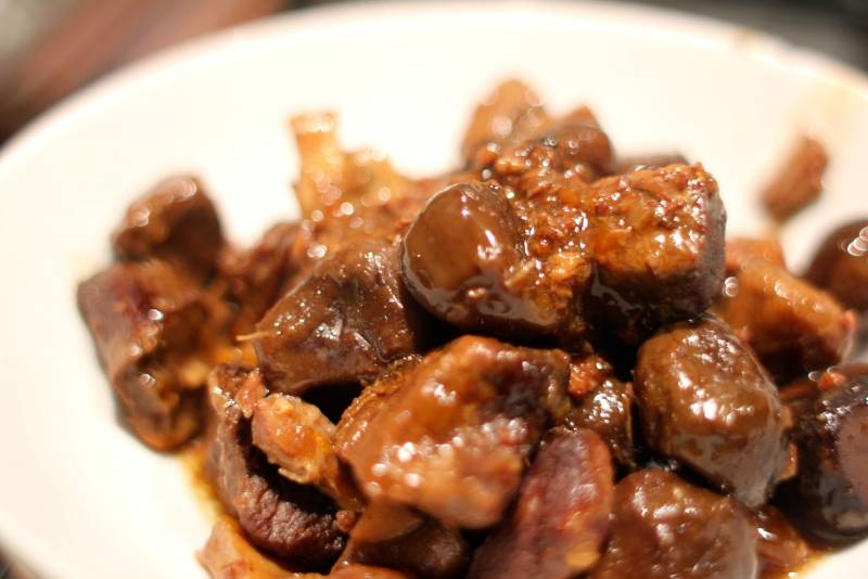 food combining - Beef with Chestnut