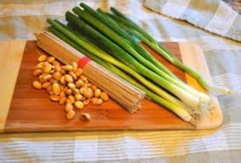 food combining - Soya bean with Green Onion