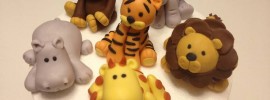 Safari Animals Fondant